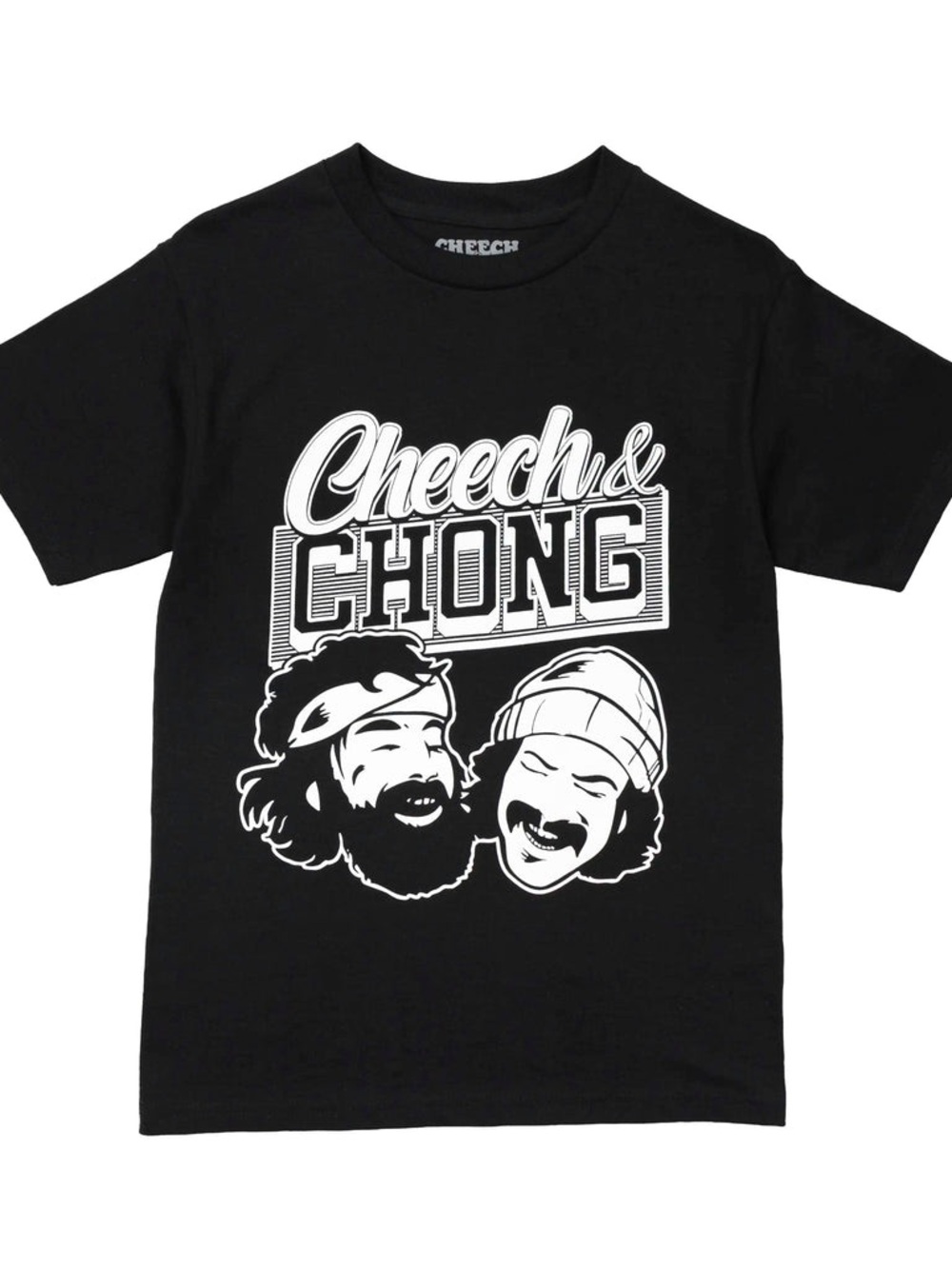 Cheech & Chong Black Graphic Short Sleeve Tee
